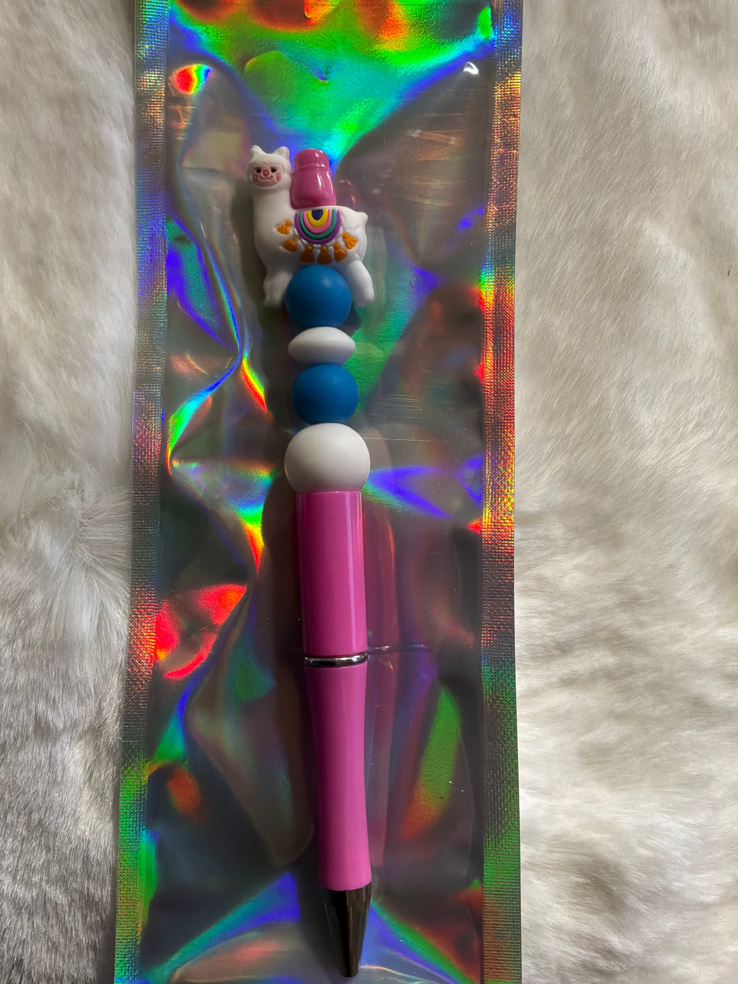 Beaded pen