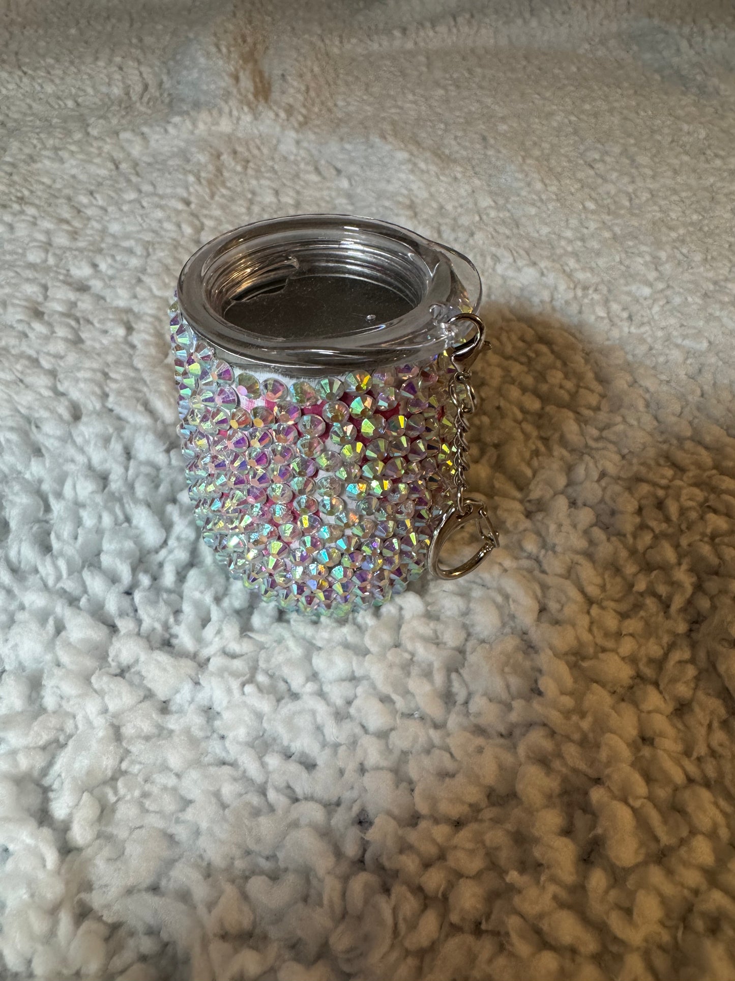 3oz wine cup with chain to hang