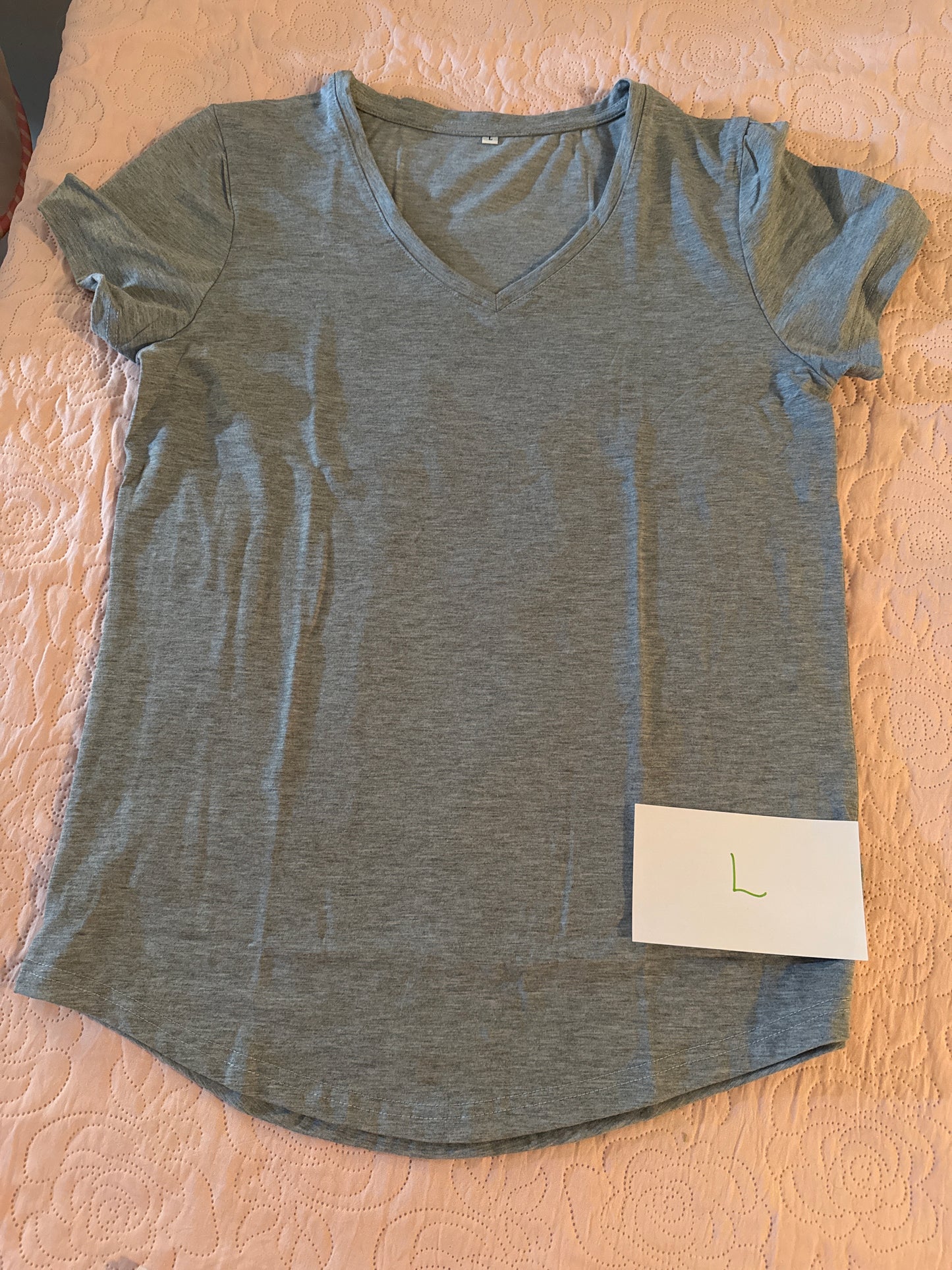 Large v neck