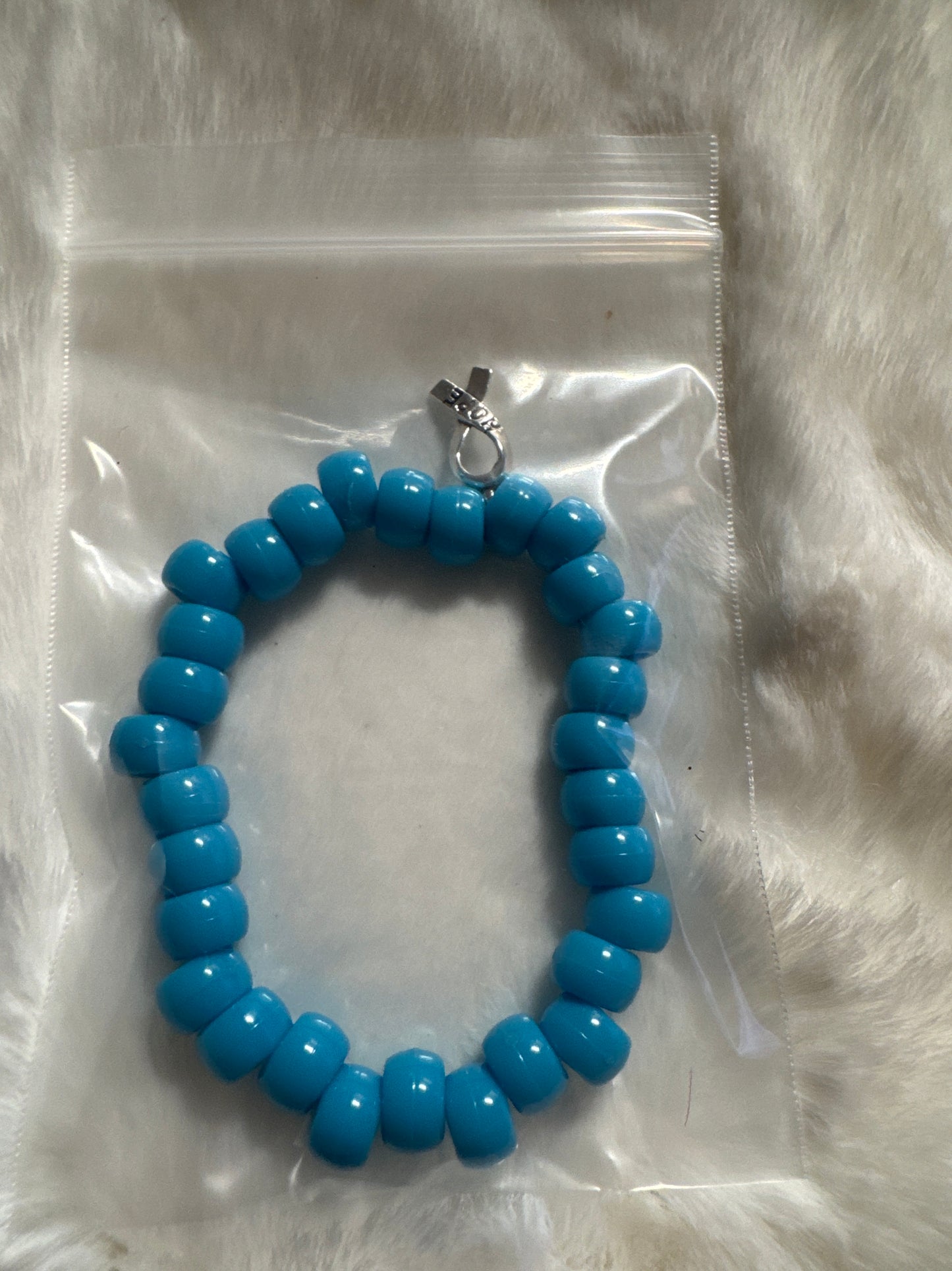 7 inch bracelet with hope ribbon