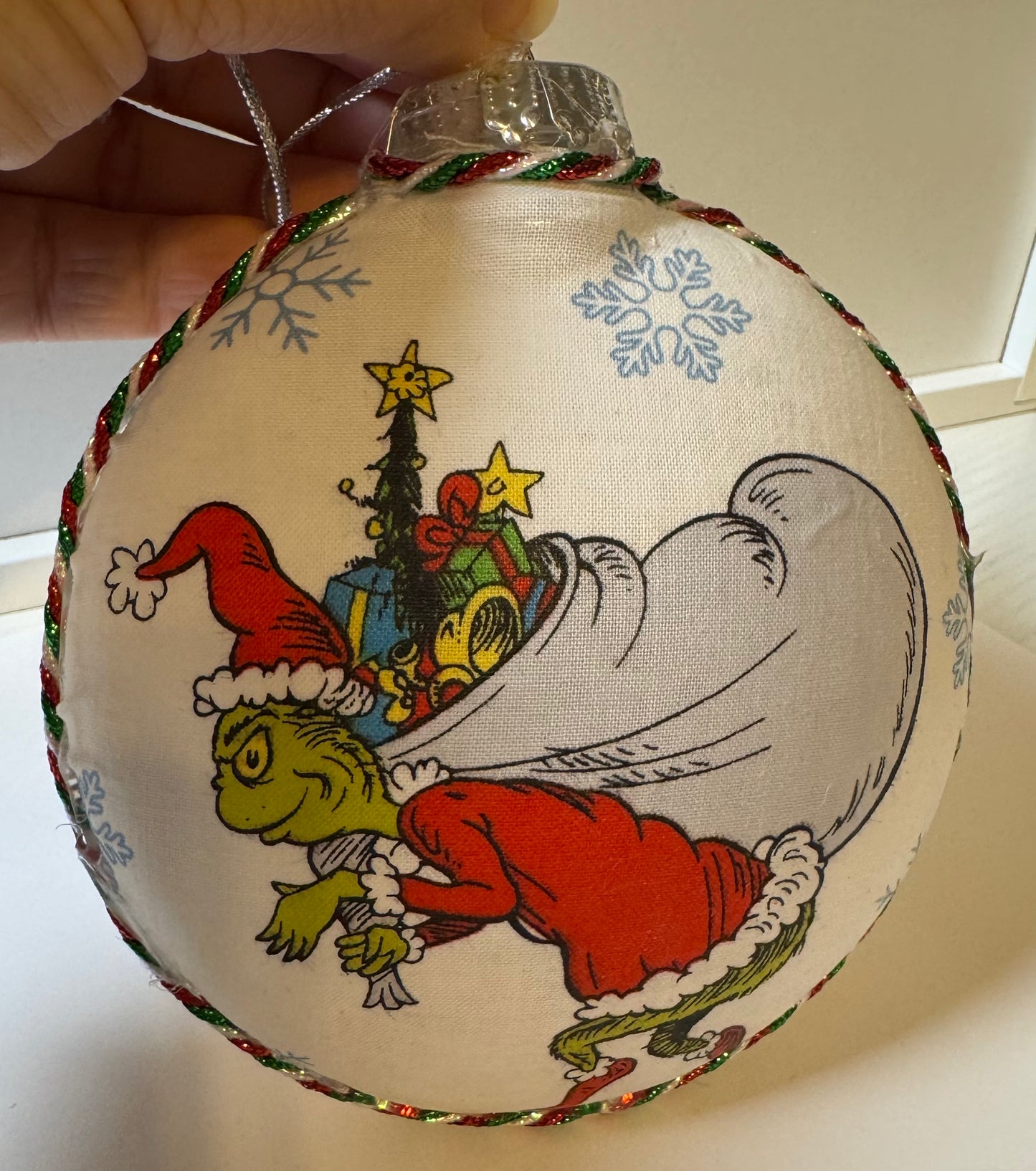 Grinch handmade Christmas Ornament