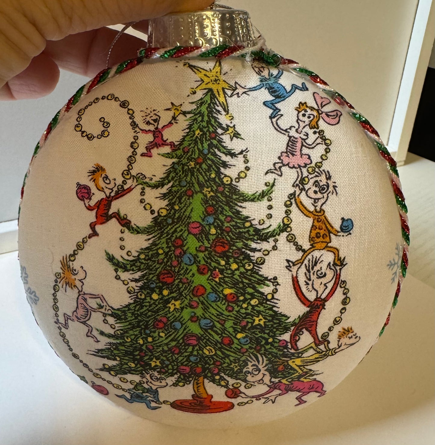 Grinch handmade Christmas Ornament