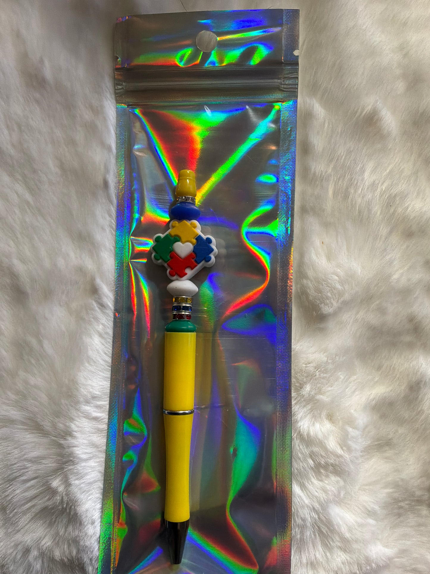 Beaded pen