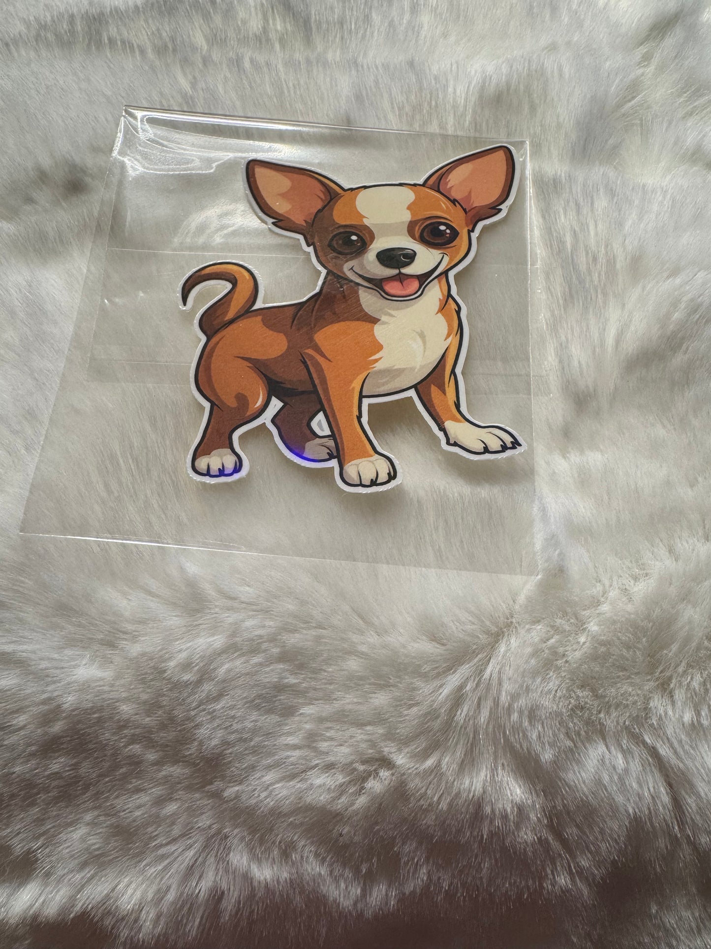 Pup waterproof vinyl sticker