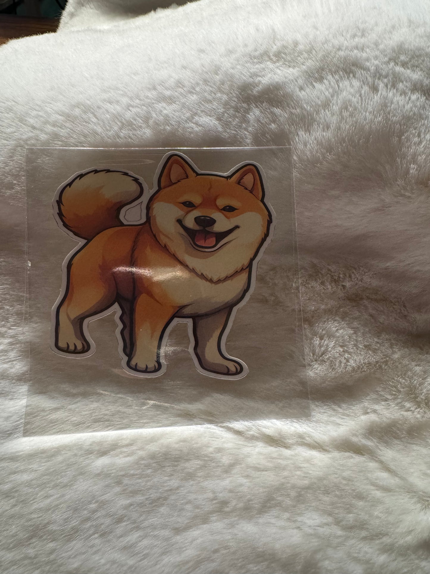 Waterproof vinyl sticker